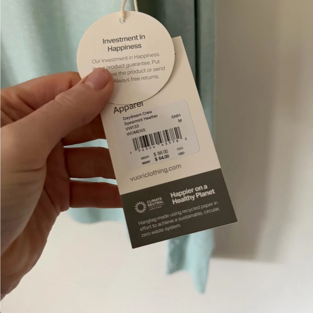 Vuori Daydream Crew T-Shirt Womens Size M - NWT - Picture 5 of 5